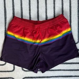 Charlie Medium Swim Shorts - Rainbow